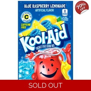 Kool Aid Blue Raspberry Lemonade Drink Mix Sachet 6.2g Kool-Aid